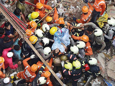 Dongri bldg collapse: Mom dies, but not before saving son