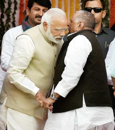 So what did MSY whisper to Modi?