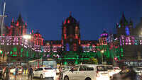 The iconic Chhatrapati Shivaji Terminus and Municipal Corporation Building have been lit up in the colours of the Indian flag for the upcoming Independence Day 