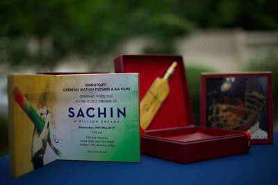 Sachin: A Billion Dreams premiere invites are a cricket fanatic's dream