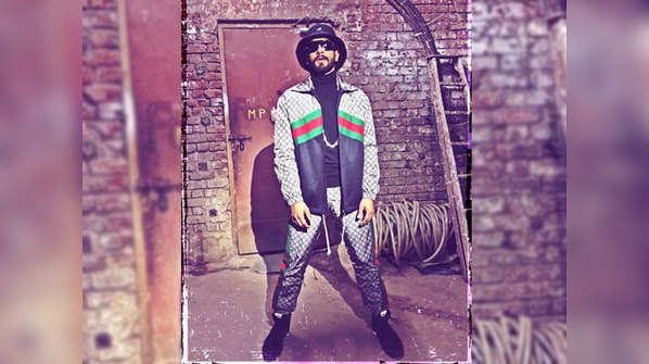 ​Photo: Ranveer Singh nails this hip hop inspired look in his latest post