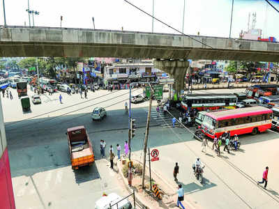 Step 1: Clear route for Jalahalli underpass