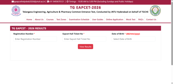 TS EAMCET result 2026 released at eapcet.tgche.ac.in: Direct link to download rank card here