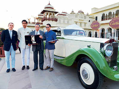 Rambagh Palace: Mumbai's Amir Jetha picks up the best car award for his 1935 Rolls Royce Phantom