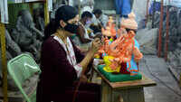 Artisans resume making Ganpati idols in lockdown 5.0 