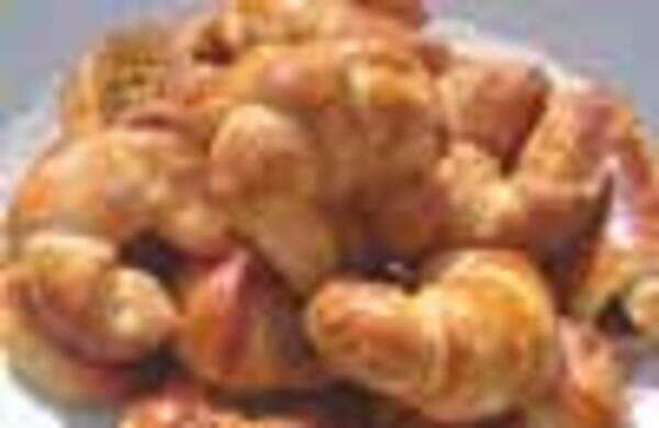 Crescents of buttery gold