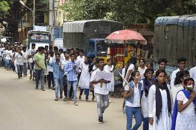 Bengaluru students demand boycott Chinese-made products