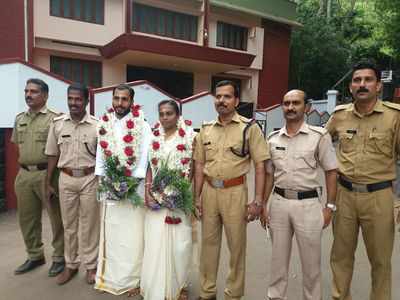 Kerala police station witnesses inter-caste marriage reception