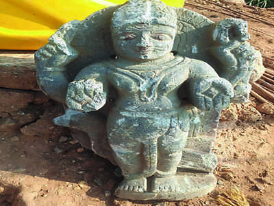 Shaneshwara’s idol unearthed at Varthur
