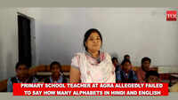 Primary school teacher at Agra allegedly failed to say how many alphabets in Hindi and English 