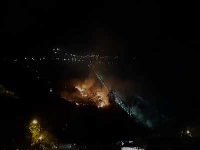 Fire erupts on hills of Jivdani temple in Virar, no casualties