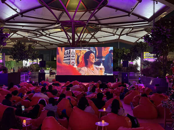 Watch a film at the airport in Bengaluru-style