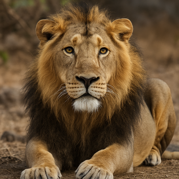 Asiatic lion in Mumbai’s Sanjay Gandhi National Park in ill health