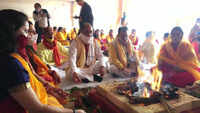 Himachal CM Jairam Thakur participates in special prayers organised for the end of COVID-19 