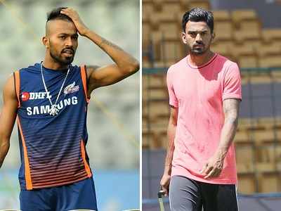 Hardik Pandya, KL Rahul suspended; will not be considered for 1st ODI against Australia