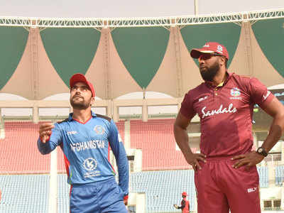 Live Cricket Score, Afghanistan vs West Indies, 3rd ODI