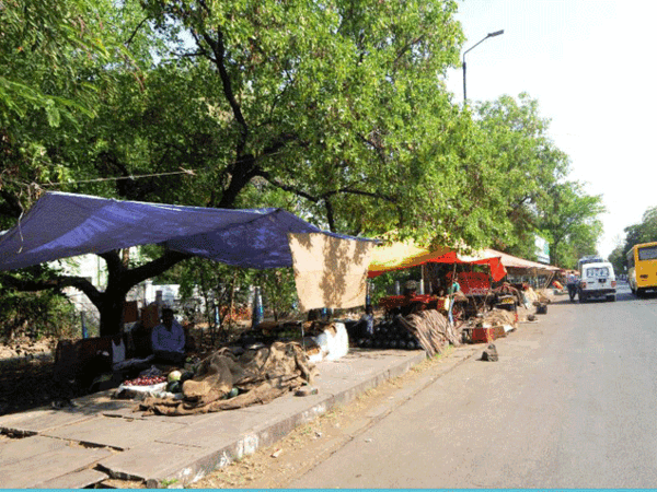 Pedestrians at risk: Footpaths broken, encroached in ‘smart’ city