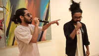 When rap music met art at an event in Mumbai 