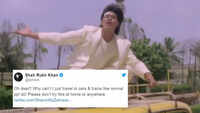 Shah Rukh Khan's hilarious reply to fan who posted song from 'Anjaam' 