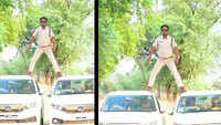 Watch: Madhya Pradesh cop enacts Ajay Devgan's famous stunt, faces action 