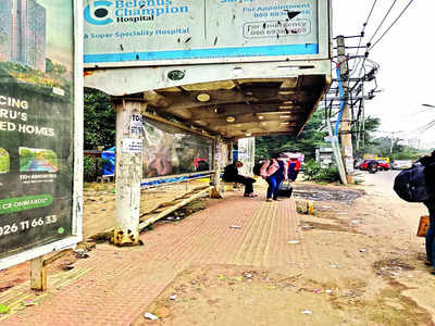 Kaikondrahalli Bus Stop: An unsafe wait for commuters