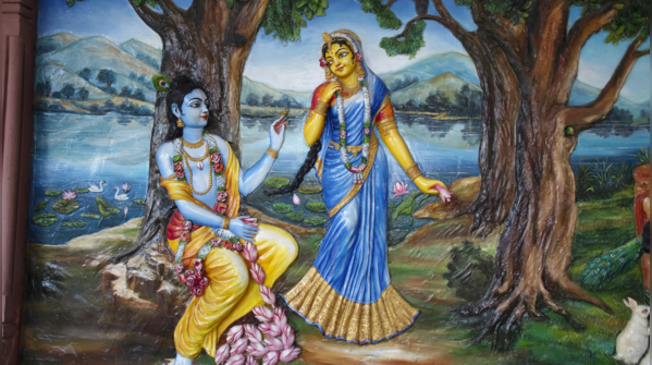 The story of Lord Krishna and Radha rani