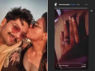 Did Richa Chadha just give us a sneak peek of her engagement ring?
