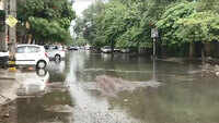 Watch: Delhi wakes up to heavy downpour 