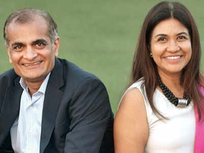 Banker Rashesh Shah and wife Vidya have a 'sporty' side