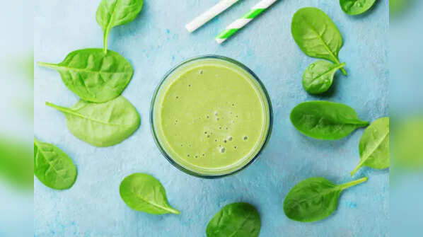 Spinach and yogurt hair mask