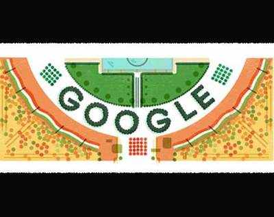 Google's special doodle for 68th Republic Day
