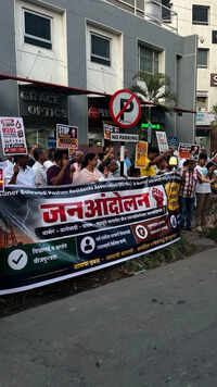 Balewadi, Baner residents demand separate substation for commercial & residential areas, hold protest against power cuts