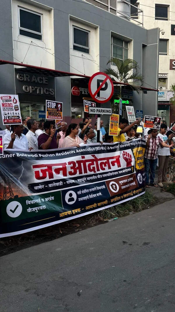 Balewadi, Baner residents demand separate substation for commercial & residential areas, hold protest against power cuts