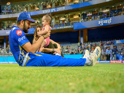 Watch: Mumbai Indians skipper Rohit Sharma dedicates 50-run knock to daughter Samaira