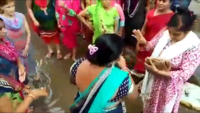 Ahmedabad: Female BJP councillor made to walk through overflowing sewage 