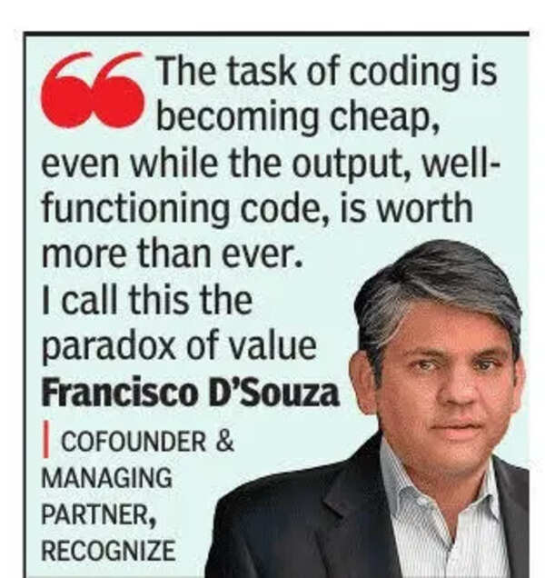 Cognitive arbitrage reshapes IT firms’ economics: D’Souza