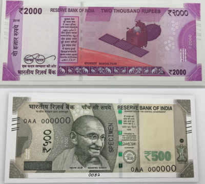 Here is what the new Rs 500, Rs 2000 currency notes will look like