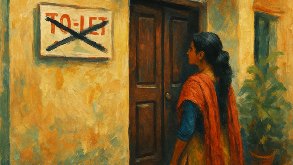 After 13 years in Delhi, she took a 3-month break. When she returned, no one wanted her as tenant