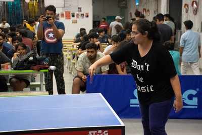 Shirin, Ankan win Ping Pong Tournament at BU