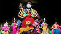 Delhi: Idol makers witness drop in business due to Covid 