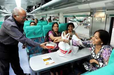 Home cooked local food on offer in trains