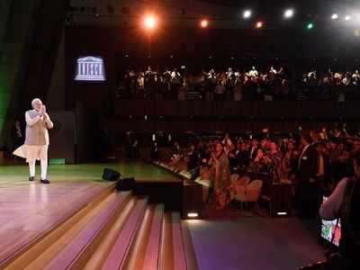 130 crore Indians have begun their journey towards 'vikas': PM Modi addresses Indian community at UNESCO