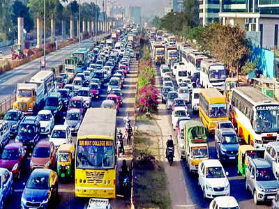 Traffic mayhem in north Bengaluru