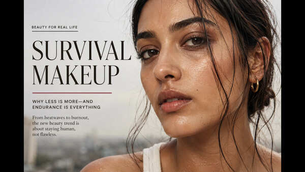 What is “survival makeup” and why is it suddenly everywhere?