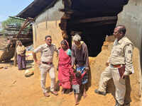 Tribal family of three rescued minutes before elephants flatten house in Chhattisgarh's Jashpur
