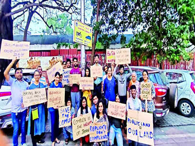 Jayanagar complex reconstruction: ‘We vote, you work’