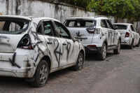 Minors vandalise 3 cars in Janata Vasahat