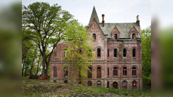 The walls of abandoned mansions hold secrets from eras bygone