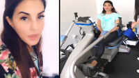 Jacqueline Fernandez gives a sneak peek into her new workout regime 
