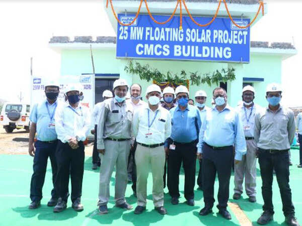 Andhra Pradesh's single largest floating solar project launched at NTPC in Vizag